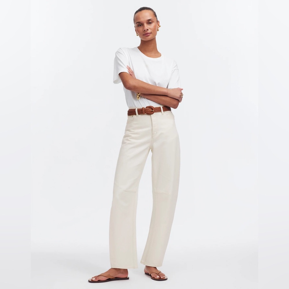 Madewell Darted Barrel-Leg Jean Sz24 Vintage Canvas